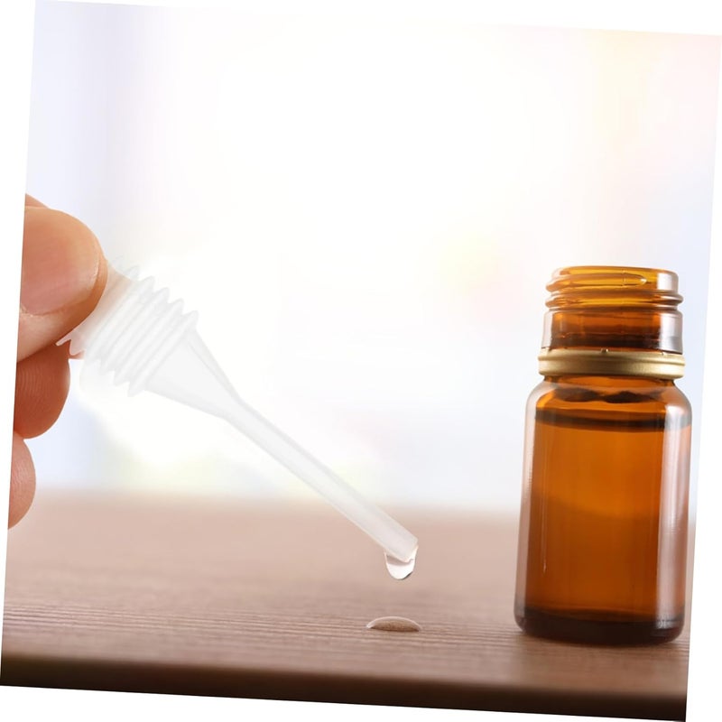 Healifty 50pcs Transparent PE Dropper Pipettes for Perfume Essential Oils and Laboratory Use - Image 5